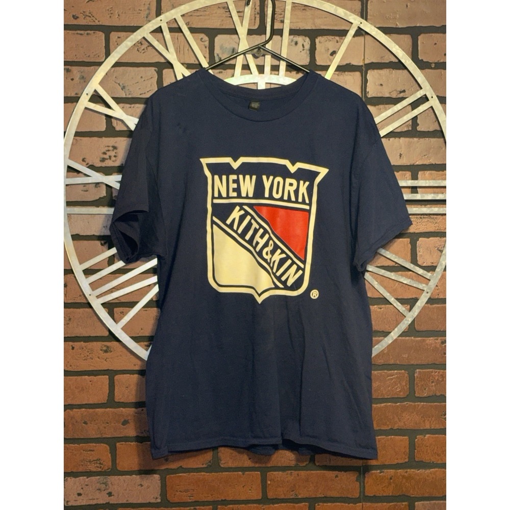 New York Rangers Kith & Kin Limited Edition MSG SGA‎ Kith Night T-Shirt Size XL
